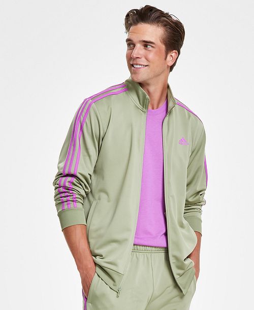 adidas Men's Essentials Warm-Up 3-Stripes Track Jacket Men's Fashion & Accessories