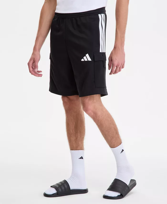 Adidas Men's Three-Stripes Tiro 9" Cargo Shorts Men's Fashion & Accessories