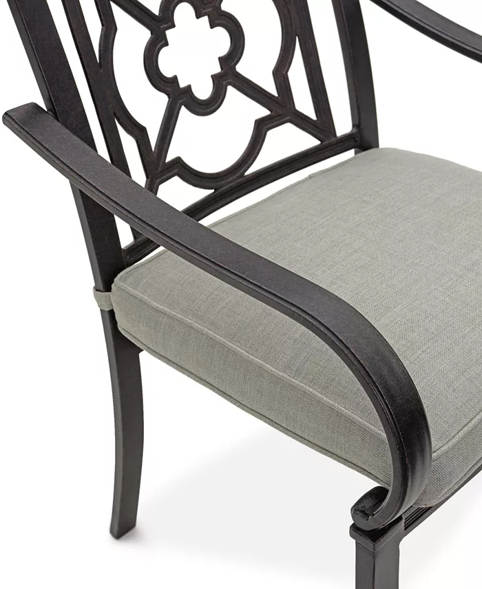 Agio St Croix Outdoor 7-pc Dining Set (68x38" Table + 6 Dining Chairs) Created For Macy's Furniture