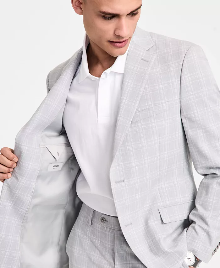 Alfani Men's Slim-Fit Plaid Suit Jacket Created For Macy's Men's Fashion & Accessories