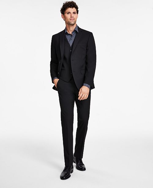 Alfani Men's Slim-Fit Stretch Solid Suit Separates Created for Macy's Men's Fashion & Accessories