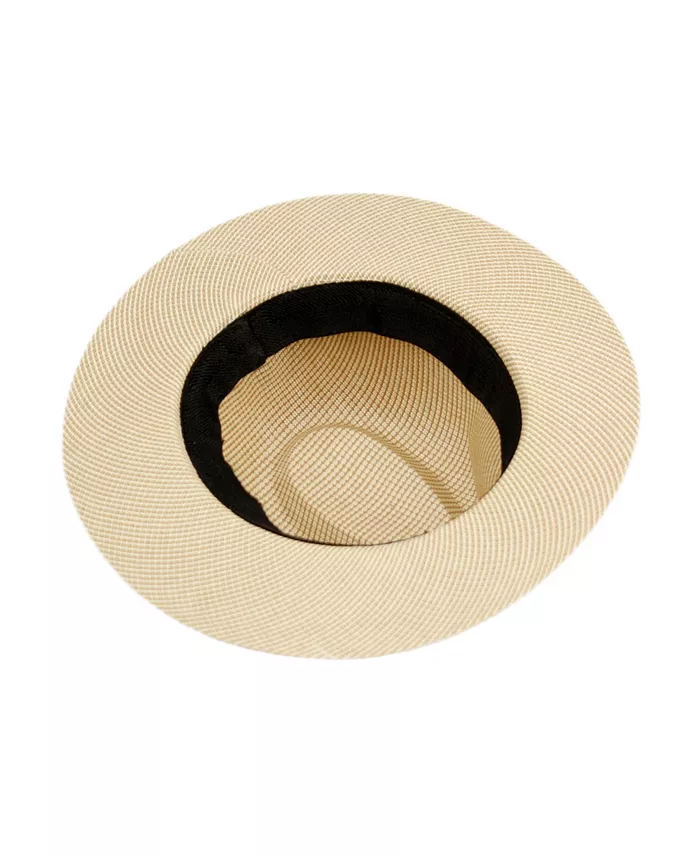 Angela & William Straw Panama Fedora Sun Hat Women's Fashion Shoes & Accessories