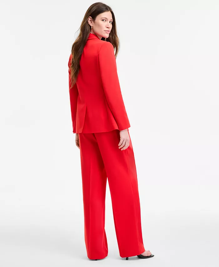 Bar III Women's One-Button Blazer Tunic Tank & Pants Exclusively At Macy's Women's Fashion Shoes & Accessories