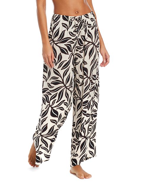 Bar III Women's Resort Daze Drawstring Pants Swim Cover-Up Exclusively At Macy's Women's Fashion Shoes & Accessories
