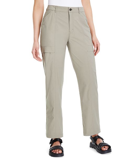 BASS OUTDOOR Women's Traveler Tech High Rise Pants Women's Fashion Shoes & Accessories