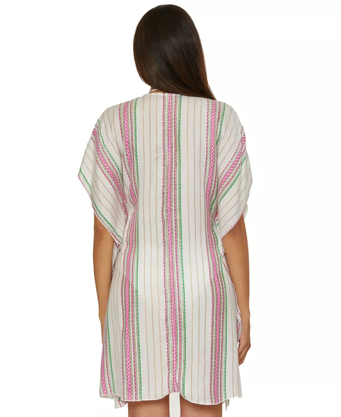 Becca Women's Radiance Tunic Swim Cover-Up Women's Fashion Shoes & Accessories