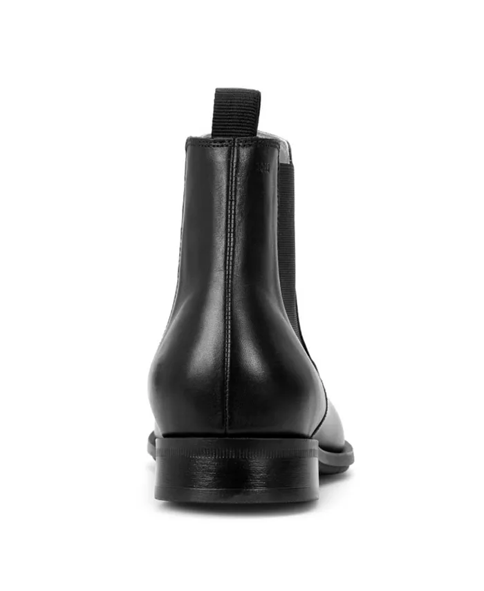 BOSS By Hugo Boss Men's Colby Leather Chelsea Slip On Boot Men's Shoes