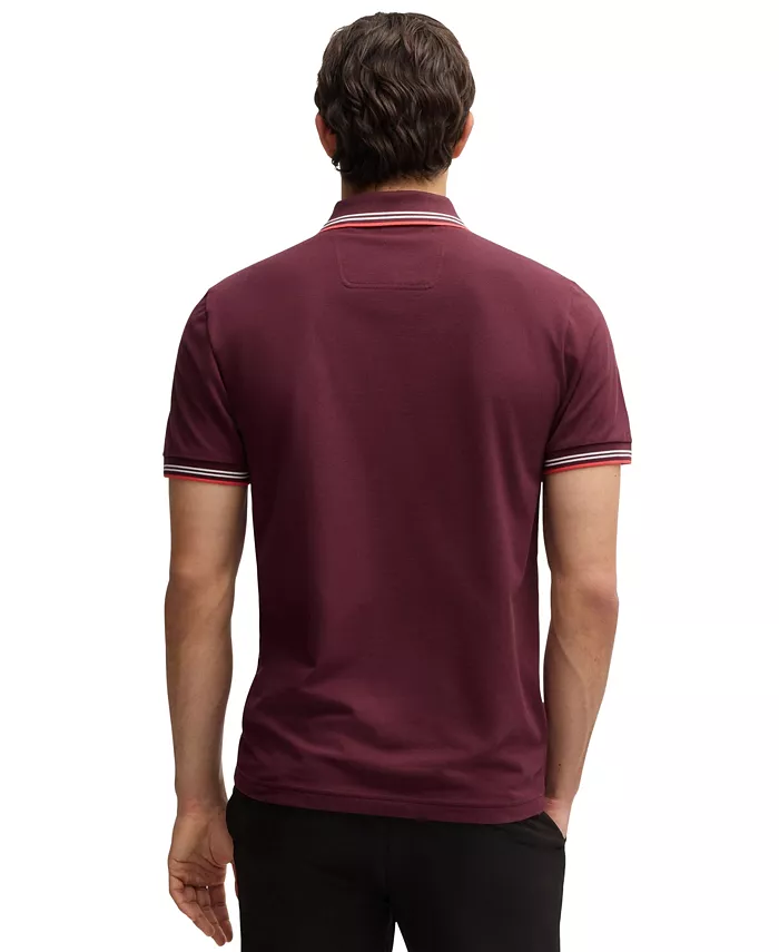 BOSS By Hugo Boss Men's Stretch-Cotton Slim-Fit Polo Shirt Brands