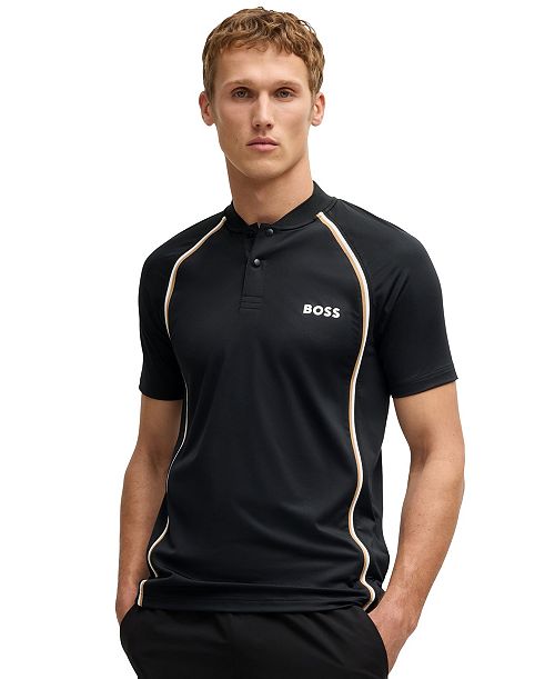 BOSS by Hugo Boss Men's Super Mesh Slim-Fit Polo Shirt Brands