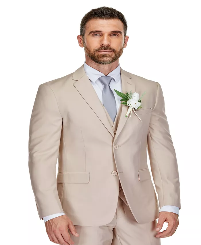 Braveman Men's 3-Piece Premium Vested 3-Piece Slim Fit Suit Men's Fashion & Accessories
