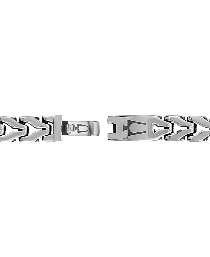 Bulova Men's Icon Stainless Steel Link Bracelet Jewelry & Watches