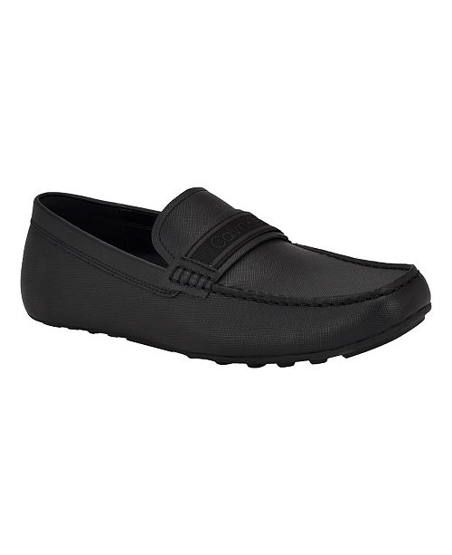 Calvin Klein Men's Oliver Logo Gross Grain Loafers Men's Shoes