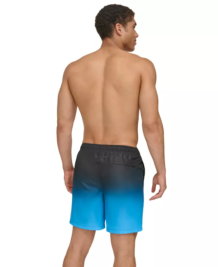 Calvin Klein Men's Sky Gradient 7" Volley Swim Trunks Men's Fashion & Accessories