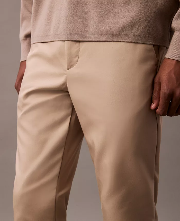 Calvin Klein Men's Slim-Fit Modern Stretch Chino Pants Men's Fashion & Accessories