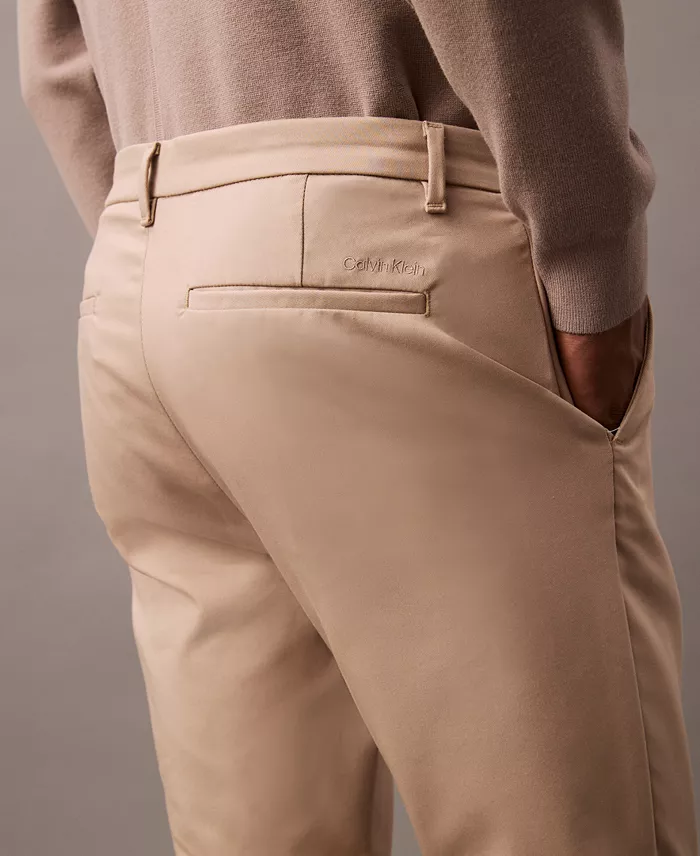 Calvin Klein Men's Slim-Fit Modern Stretch Chino Pants Men's Fashion & Accessories