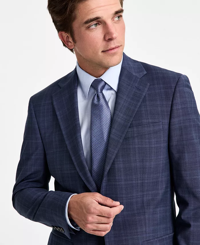 Calvin Klein Men's Slim-Fit Wool-Blend Suit Jacket Men's Fashion & Accessories