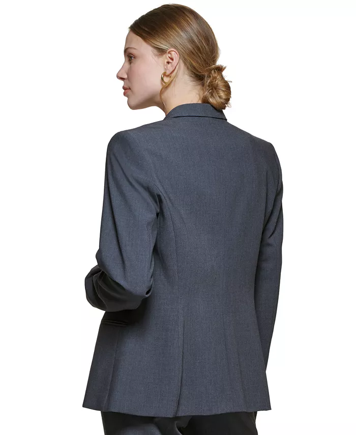 Calvin Klein One-Button Blazer Regular And Petite Sizes Women's Fashion Shoes & Accessories