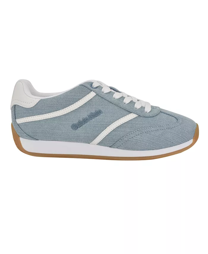Calvin Klein Women's Avyenna Retro Lace-Up Sneakers Women's Fashion Shoes & Accessories