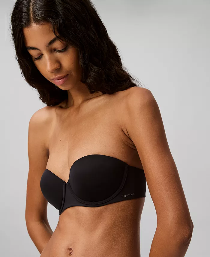 Calvin Klein Women's Perfectly Fit Push-Up Strapless Bra QF5677 Women's Fashion Shoes & Accessories