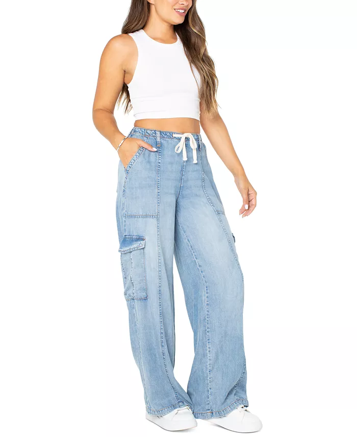 Celebrity Pink Juniors' Pull-On Cargo Jeans Juniors'
