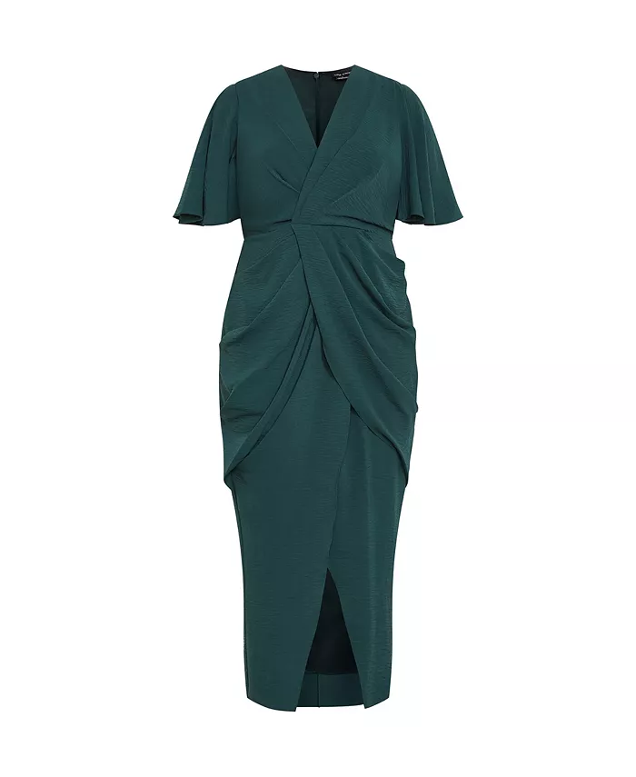 CITY CHIC Plus Size Braelynn Maxi Dress Women's Fashion Shoes & Accessories
