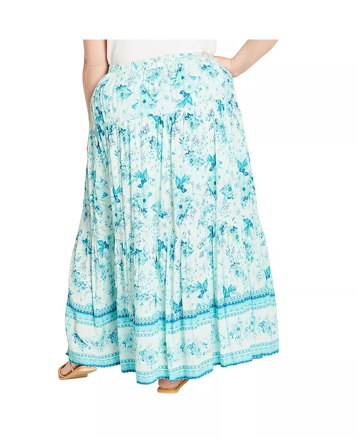 CITY CHIC Plus Size Pretty Thing Skirt Women's Fashion Shoes & Accessories