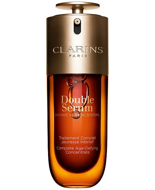Clarins Double Serum To Firm Smooth Boost Radiance & Refine Pores 2.5 Oz. Beauty