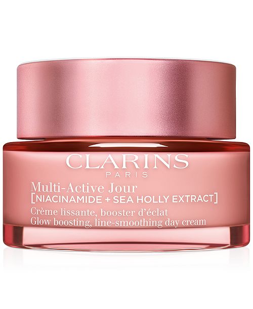 Clarins Multi-Active Day Moisturizer For Lines Pores & Glow With Niacinamide - Dry Skin 1.7 Oz. Beauty