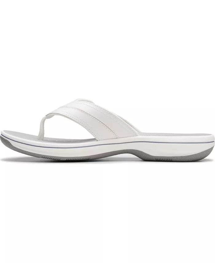Clarks Cloudsteppers Breeze Reyna Flip-Flop Sandals Women's Fashion Shoes & Accessories