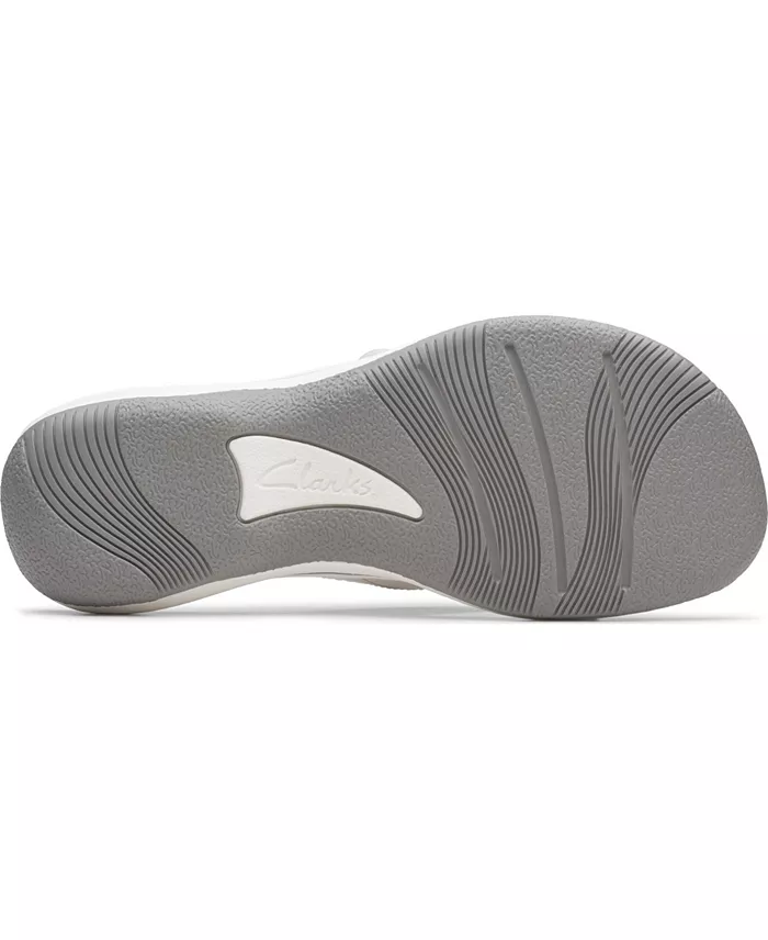 Clarks Cloudsteppers Breeze Reyna Flip-Flop Sandals Women's Fashion Shoes & Accessories