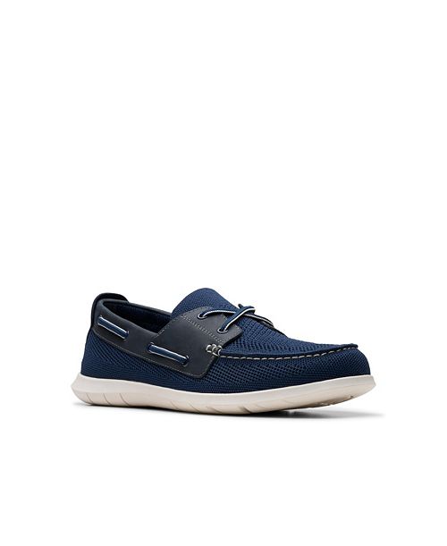 Clarks Men's Flexway Tie Casual Slip On Boat Shoe Men's Shoes