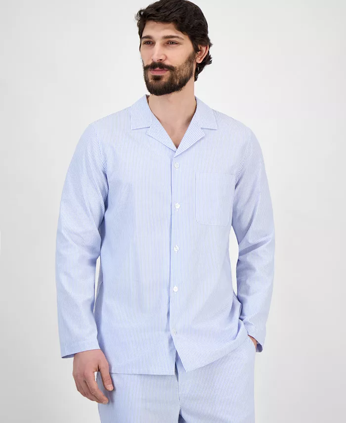 Club Room Men's Stripe Pajama Set Exclusively At Macy's Men's Fashion & Accessories