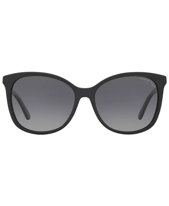 COACH Women's Polarized Sunglasses HC8271U Women's Fashion Shoes & Accessories
