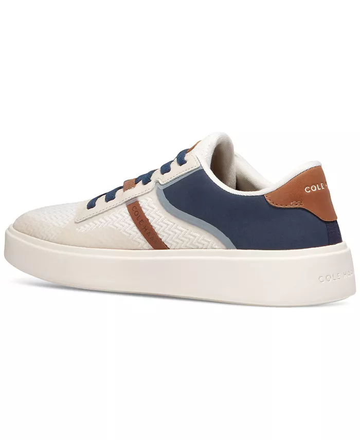 Cole Haan Men's Grand Crosscourt Winner Mixed-Media Lace-Up Sneakers Men's Shoes