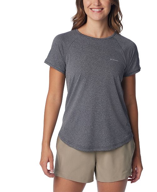 Columbia Women's Bogata Bay Short-Sleeve T-Shirt xs-3x Women's Fashion Shoes & Accessories
