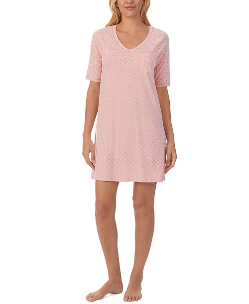 Cuddl Duds Elbow-Length Moisture Wicking Sleep T-Shirt Women's Fashion Shoes & Accessories