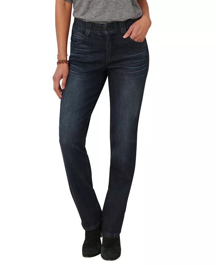 Democracy Women's "Ab" Solution Straight Leg Jean Women's Fashion Shoes & Accessories