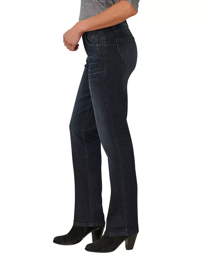 Democracy Women's "Ab" Solution Straight Leg Jean Women's Fashion Shoes & Accessories