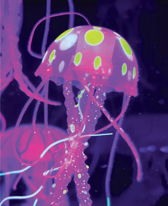 Discovery #MINDBLOWN Jellyfish Aquarium Lamp Set With 16 Light Effects All Toys