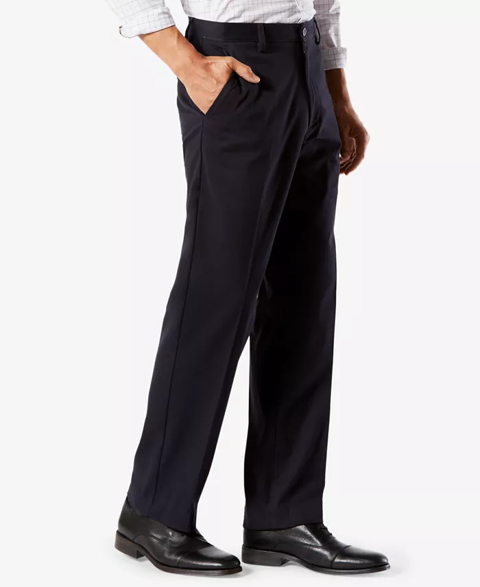 Dockers Men's Easy Classic Pleated Fit Khaki Stretch Pants Men's Fashion & Accessories