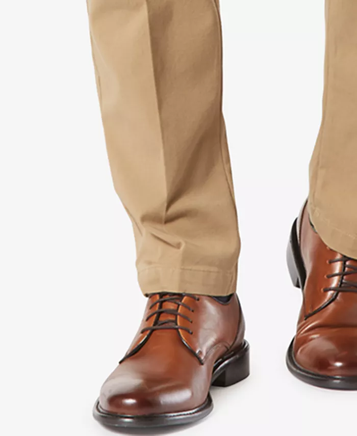 Dockers Men's Workday Smart 360 Flex Straight Fit Khaki Stretch Pants Men's Fashion & Accessories