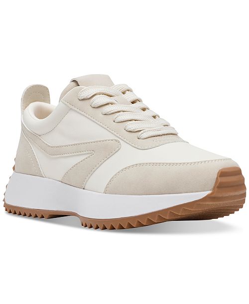 DV Dolce Vita Women's Bynx Cushioned Lace-Up Jogger Sneakers Women's Fashion Shoes & Accessories