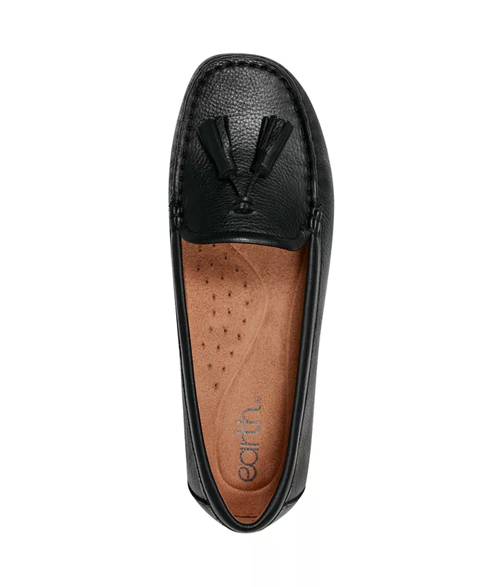 Earth Women's Raquel Tassel Slip-On Loafers Women's Fashion Shoes & Accessories
