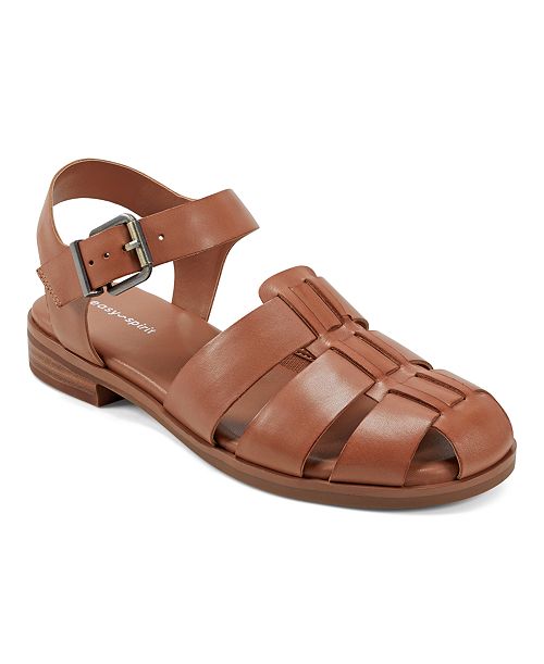 Easy Spirit Women's Gretty Flat Fisherman Sandals Women's Fashion Shoes & Accessories