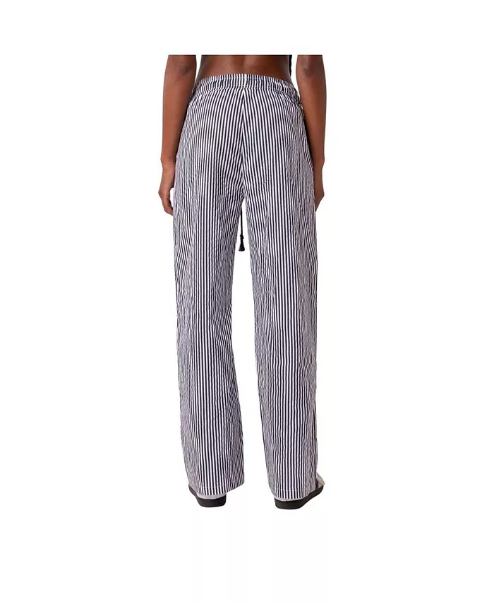 Edikted Women's Seaside Striped Pants Women's Fashion Shoes & Accessories