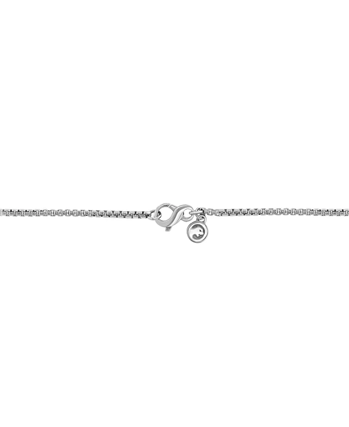 EFFY Collection EFFY® Men's Black Rhodium Cross 22" Pendant Necklace In Sterling Silver Jewelry & Watches