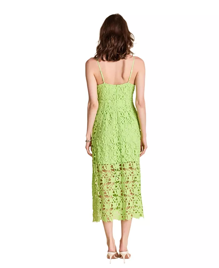 Endless Rose Women's Lace Cami Midi Dress Women's Fashion Shoes & Accessories