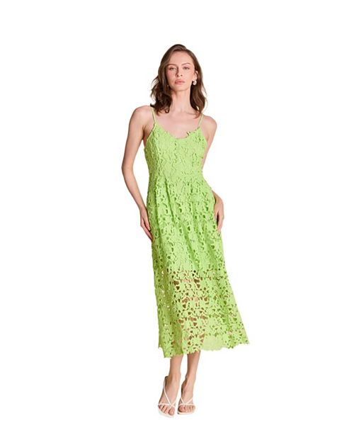 endless rose Women's Lace Cami Midi Dress Women's Fashion Shoes & Accessories