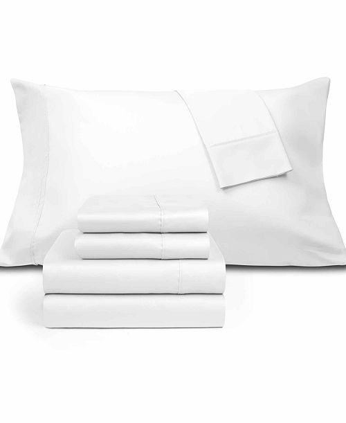 Fairfield Square Collection Brookline 1400 Thread Count 6 Pc. Sheet Set Queen Exclusively At Macy’s Bed & Bath