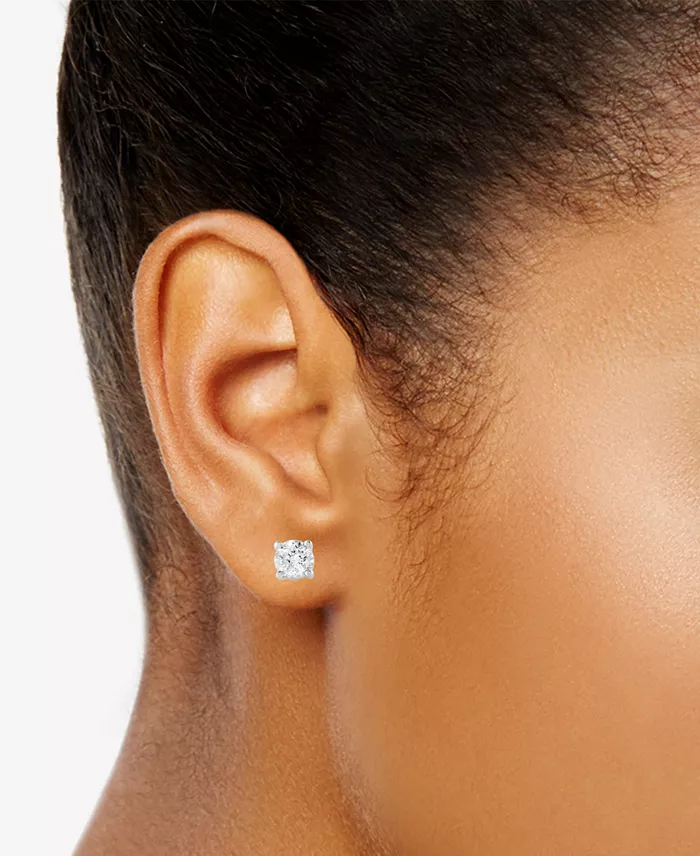 Forever Grown Diamonds Lab Grown Diamond Stud Earrings (1 Ct. T.w.) In Sterling Silver Jewelry & Watches